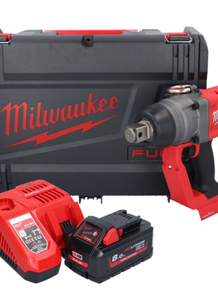 Milwaukee M18 ONEFHIWF1-801X Akku Schlagschrauber 18 V 2033 Nm 1″ Brushless + 1x Akku 8,0 Ah + Ladegerät + HD Box