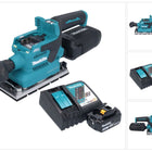 Makita DBO 381 RF1U Akku Schwingschleifer 18 V 93 x 185 mm Brushless + 1x Akku 3,0 Ah + Ladegerät