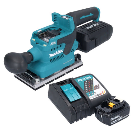 Makita DBO 381 RM1U 18 V 93 x 185 mm Vibrofinitrice a batteria senza spazzole + 1x batteria 4,0 Ah + caricabatterie