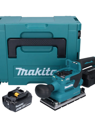 Makita DBO 381 F1JU Akku Schwingschleifer 18 V 93 x 185 mm Brushless + 1x Akku 3,0 Ah + Makpac - ohne Ladegerät