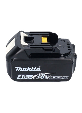 Makita DBO 381 M1JU Ponceuse orbitale sur batterie 18 V 93 x 185 mm sans balais + 1x batterie 4,0 Ah + Makpac - sans chargeur