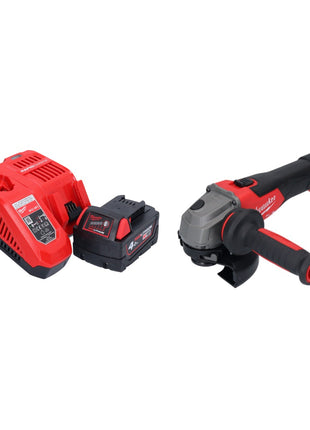 Amoladora angular a batería Milwaukee M18 FSAG125X-401 18 V 125 mm sin escobillas + 1x batería 4,0 Ah + cargador