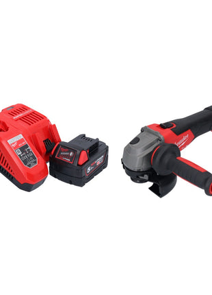 Meuleuse d'angle sur batterie Milwaukee M18 FSAG125X-501 18 V 125 mm sans balais + 1x batterie 5,0 Ah + chargeur