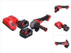 Meuleuse d'angle sur batterie Milwaukee M18 FSAG125X-502 18 V 125 mm sans balais + 2x batteries 5,0 Ah + chargeur