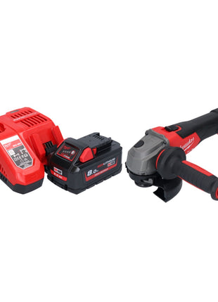 Meuleuse d'angle sur batterie Milwaukee M18 FSAG125X-801 18 V 125 mm sans balais + 1x batterie 8,0 Ah + chargeur