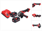 Milwaukee M18 FSAG125X-802 Akku Winkelschleifer 18 V 125 mm Brushless + 2x Akku 8,0 Ah + Ladegerät