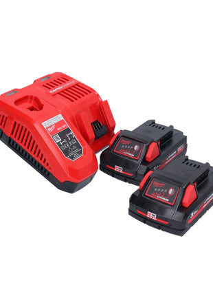 Milwaukee M18 FSZ-302 akumulatorowa pilarka szablasta 18 V bezszczotkowa + 2x akumulator 3,0 Ah + ładowarka