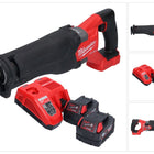 Milwaukee M18 FSZ-402 Akku Recipro Säbelsäge 18 V Brushless + 2x Akku 4,0 Ah + Ladegerät