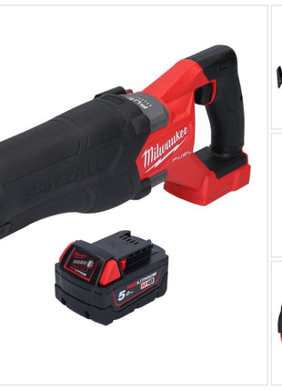 Milwaukee M18 FSZ-501 Akku Recipro Säbelsäge 18 V Brushless + 1x Akku 5,0 Ah - ohne Ladegerät