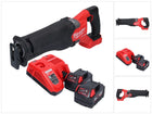 Sierra sable a batería Milwaukee M18 FSZ-502 18 V sin escobillas + 2x baterías 5,0 Ah + cargador