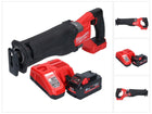 Milwaukee M18 FSZ-801 akumulatorowa pilarka szablasta 18 V bezszczotkowa + 1x akumulator 8,0 Ah + ładowarka