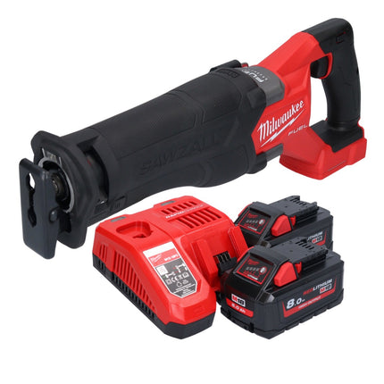 Milwaukee M18 FSZ-802 sega alternativa a batteria 18 V brushless + 2x batteria 8,0 Ah + caricabatterie