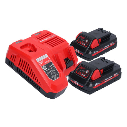 Milwaukee M18 FIW2F12-302 Akku Schlagschrauber 18 V 339 Nm 1/2" Brushless + 2x Akku 3,0 Ah + Ladegerät