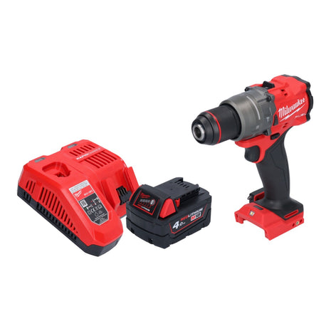 Taladro percutor inalámbrico Milwaukee M18 FPD3-401 18 V 158 Nm sin escobillas + 1x batería 4,0 Ah + cargador