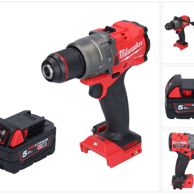 Milwaukee M18 FPD3-501 taladradora de percusión sin cable 18 V 158 Nm sin escobillas + 1x batería recargable 5.0 Ah - sin cargador