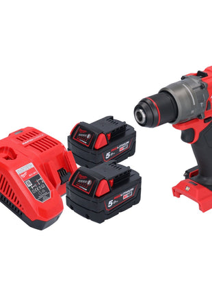 Milwaukee M18 FPD3-502 Akku Schlagbohrschrauber 18 V 158 Nm Brushless + 2x Akku 5,0 Ah + Ladegerät