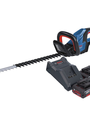 Bosch GHE 18V-60 Professional Akku Heckenschere 18 V 60 cm Brushless + 2x Akku 4,0 Ah + Ladegerät