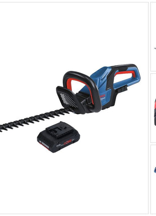 Bosch GHE 18V-60 Professional Akku Heckenschere 18 V 60 cm Brushless + 1x ProCORE Akku 4,0 Ah - ohne Ladegerät