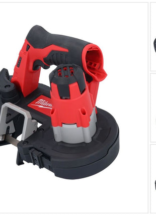 Sierra de cinta a batería Milwaukee M12 BS-0 12 V 41 x 41 mm Solo (4933431310) - sin batería, sin cargador