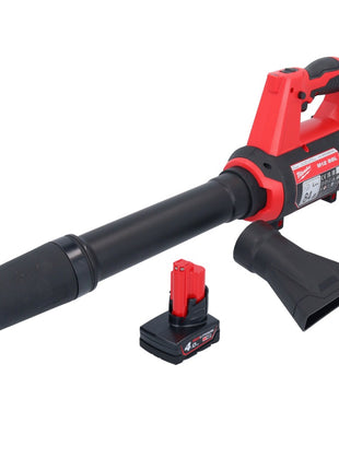 Milwaukee M12 BBL-401 Akku Gebläse 12 V + 1x Akku 4,0 Ah - ohne Ladegerät