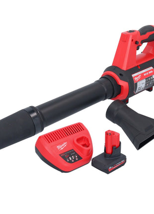 Milwaukee M12 BBL-501 Akku Gebläse 12 V + 1x Akku 5,0 Ah + Ladegerät