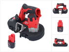 Milwaukee M12 BS-201 scie à ruban sans fil 12 V 41 x 41 mm + 1x batterie 2,0 Ah - sans chargeur