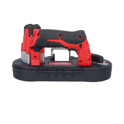 Sierra de cinta a batería Milwaukee M12 BS-202 12 V 41 x 41 mm + 2x baterías 2,0 Ah + cargador