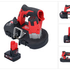 Milwaukee M12 BS-401 Akku Bandsäge 12 V 41 x 41 mm + 1x Akku 4,0 Ah - ohne Ladegerät