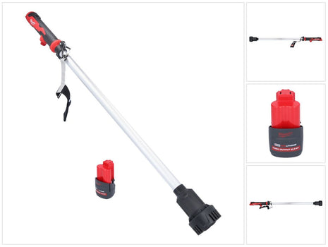 Milwaukee M12 BSWP-251 Akku Transferpumpe 12 V 34 l/min + 1x Akku 2,5 Ah - ohne Ladegerät