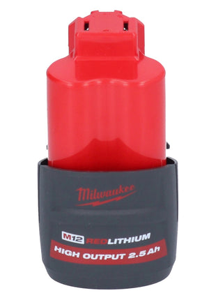 Milwaukee M12 BSWP-251 Akku Transferpumpe 12 V 34 l/min + 1x Akku 2,5 Ah - ohne Ladegerät