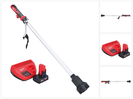 Milwaukee M12 BSWP-401 Akku Transferpumpe 12 V 34 l/min + 1x Akku 4,0 Ah + Ladegerät