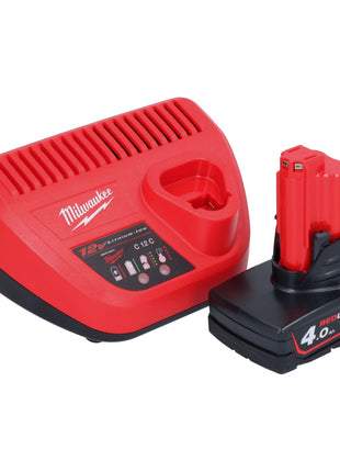 Milwaukee M12 BSWP-401 Akku Transferpumpe 12 V 34 l/min + 1x Akku 4,0 Ah + Ladegerät