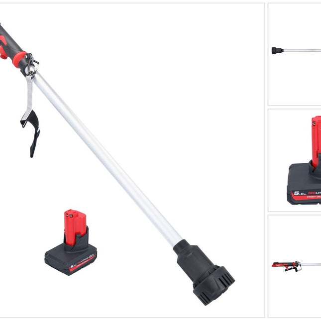 Milwaukee M12 BSWP-501 Akku Transferpumpe 12 V 34 l/min + 1x Akku 5,0 Ah - ohne Ladegerät
