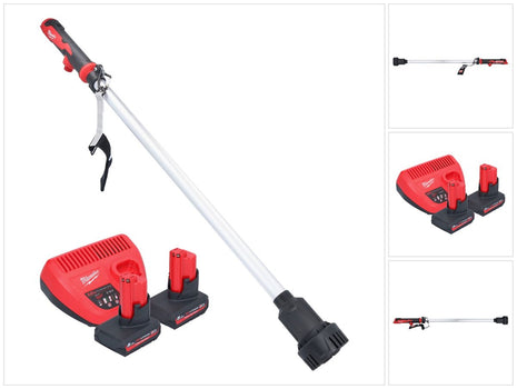 Milwaukee M12 BSWP-502 Akku Transferpumpe 12 V 34 l/min + 2x Akku 5,0 Ah + Ladegerät