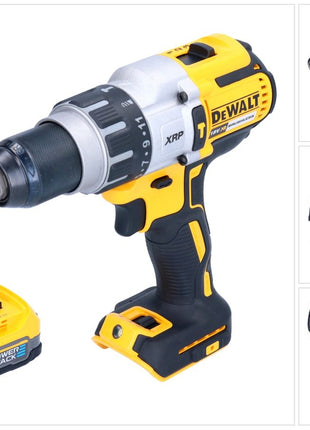 Taladro percutor inalámbrico DeWalt DCD 996 N 18 V 95 Nm sin escobillas + 1x batería 1,7 Ah - sin cargador