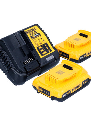 Perceuse à percussion sans fil DeWalt DCD 996 D2 18 V 95 Nm sans balais + 2 batteries 2,0 Ah + chargeur