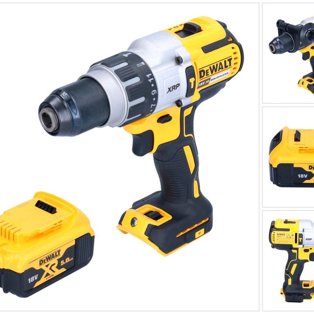 DeWalt DCD 996 N Perceuse-visseuse à percussion sans fil 18 V 95 Nm Brushless + 1x batterie 5,0 Ah - sans chargeur