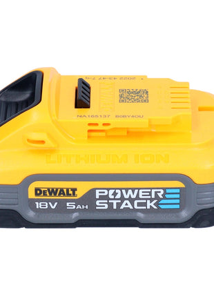 Perceuse à percussion sans fil DeWalt DCD 996 N 18 V 95 Nm sans balais + 1x batterie Powerstack 5,0 Ah - sans chargeur