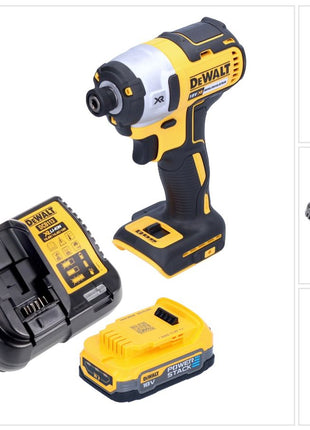 Clé à chocs sans fil DeWalt DCF 887 E1 18 V 205 Nm 1/4" sans balai + 1x batterie 1,7 Ah + chargeur