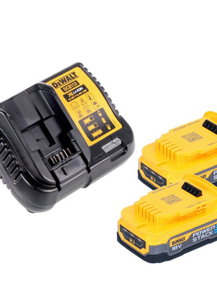 Clé à chocs sans fil DeWalt DCF 887 E2 18 V 205 Nm 1/4" sans balai + 2x batteries 1,7 Ah + chargeur