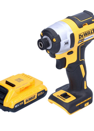 DeWalt DCF 887 N Akku Schlagschrauber 18 V 205 Nm 1/4" Brushless + 1x Akku 2,0 Ah - ohne Ladegerät