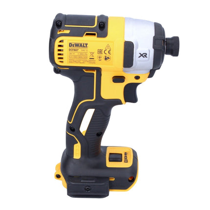 Llave de impacto sin cable DeWalt DCF 887 M1 18 V 205 Nm 1/4" sin escobillas + 1x batería recargable 4,0 Ah + cargador