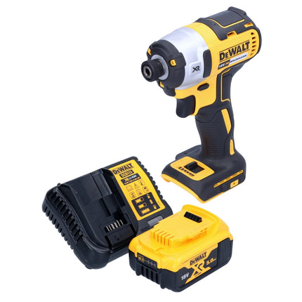 Llave de impacto sin cable DeWalt DCF 887 P1 18 V 205 Nm 1/4'' sin escobillas + 1x batería 5.0 Ah + cargador