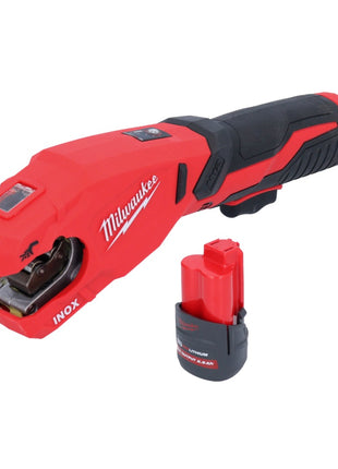 Milwaukee M12 PCSS-251 Akku Edelstahl Rohrabschneider 12 V 12 - 28 mm + Akku 2,5 Ah - ohne Ladegerät