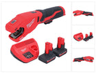 Milwaukee M12 PCSS-502 Akku Edelstahl Rohrabschneider 12 V 12 - 28 mm + 2x Akku 5,0 Ah + Ladegerät