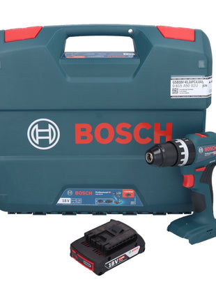 Bosch GSB 18V-45 Professional Akku Schlagbohrschrauber 18 V 45 Nm Brushless + 1x Akku 2,0 Ah + L-Case - ohne Ladegerät