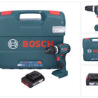 Bosch GSB 18V-45 Professional Perceuse-visseuse à percussion sans fil 18 V 45 Nm Brushless + 1x batterie 2,0 Ah + L-Case - sans chargeur