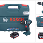 Bosch GSB 18V-45 Professional Akku Schlagbohrschrauber 18 V 45 Nm Brushless + 1x Akku 4,0 Ah + L-Case - ohne Ladegerät
