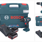 Bosch GSB 18V-45 Profesjonalna akumulatorowa wiertarko-wkrętarka udarowa 18 V 45 Nm bezszczotkowa + 2x akumulator 5,0 Ah + ładowarka + walizka L