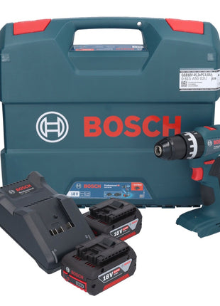 Bosch GSB 18V-45 Professional Perceuse-visseuse à percussion sans fil 18 V 45 Nm Brushless + 2x batterie 5,0 Ah + chargeur + L-Case